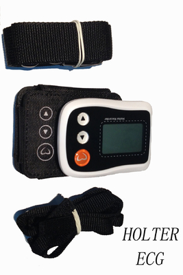 Hand Held ECG Portable ECG Recorder Synchronous 12 - channel or 3 - lead Holter