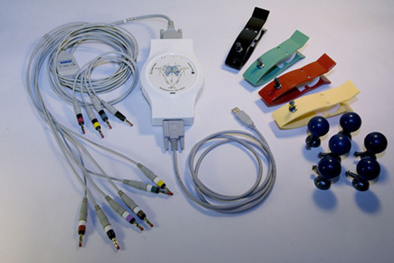Hand-hold 12 channel ECG Medical Test Computer Vector ECG recorder