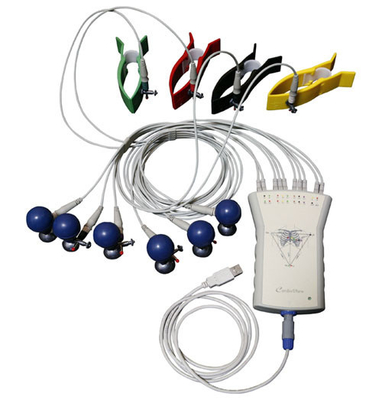 Hand-hold 12 channel ECG Medical Test Computer Vector ECG recorder