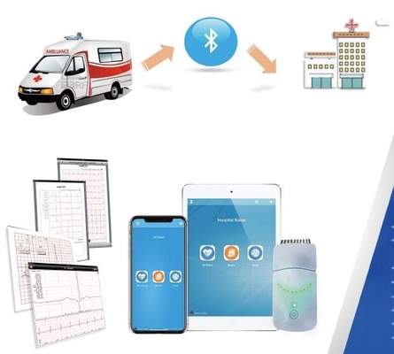 IOS डिवाइसेस वायरलेस कल-पुर्जे के साथ तीन रंगों वाले छोटे बॉक्स के साथ ब्लूटूथ कनेक्शन