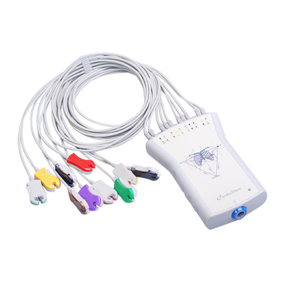USB कनेक्शन तनाव Ecg मशीन तनाव ECG विश्लेषण प्रणाली 12 चैनल ग्रे अधिग्रहण बॉक्स