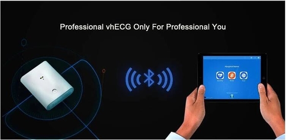 सफेद छोटे प्लास्टिक बॉक्स CE एफडीए के साथ IPad ब्लूटूथ Ecg डिवाइस स्वीकृत
